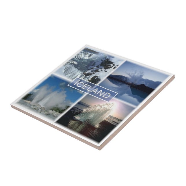 Carreau zIS001 Islande, (Côté)