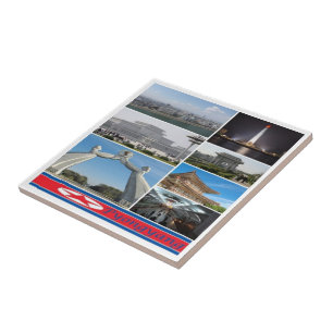 Carreau zKP003 PYONGYANG, Corée du Nord,