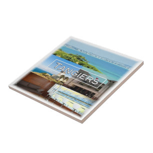 Carreau zMA014 TANGER, Mosaïque, Maroc, Afrique,