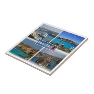 Carreau zMT005 LE LAGON BLEU, Malte,
