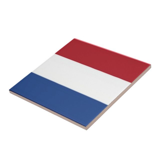 Carreau zNL001 DUTCH FLAG, Pays-Bas, Hollande, (Côté)