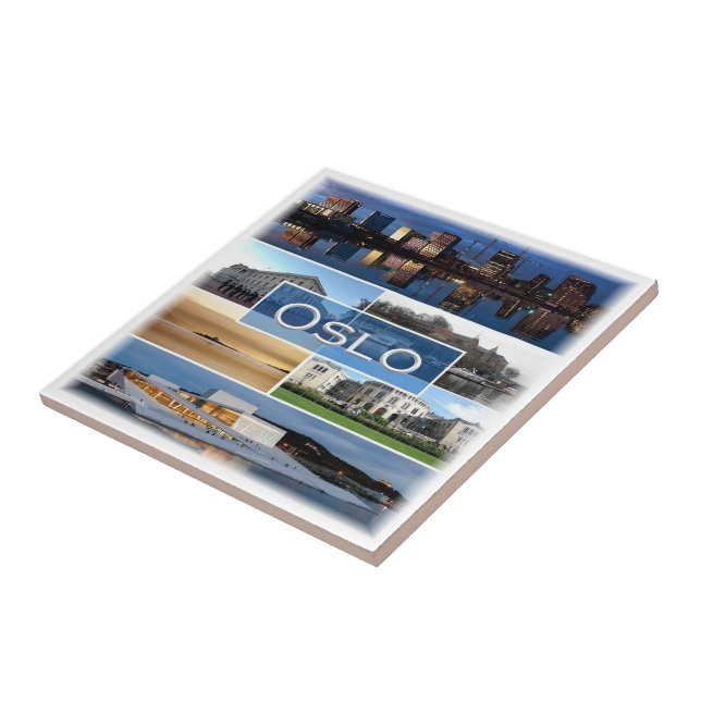 Carreau zNO006 OSLO, Norvège, Europe, (Côté)