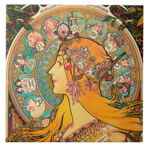 Carreau Zodiac, Mucha