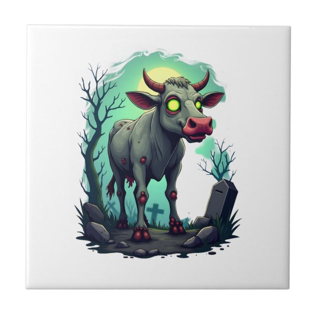 Carreau Zombie Cow Apocalypse (Devant)