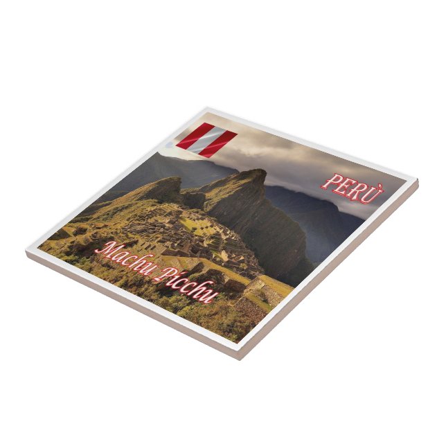 Carreau zPE025 MACHU PICCHU, Cozco, Pérou, (Côté)