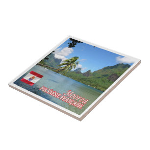 Carreau zPF013 COOK BAY, MOOREA, Polynésie française,