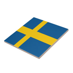 Carreau zSE001 SWEDISH FLAG SWEDEN,