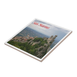 Carreau zSM007 MONTE TITANO panorama, Saint-Marin,