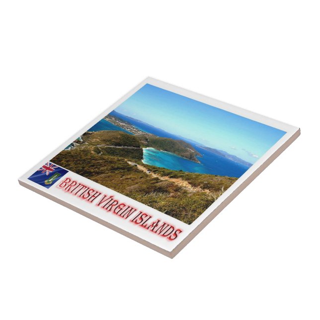 Carreau zVG006 BRITISH VIRGIN ISLANDS, Gorda Peak, (Côté)