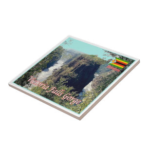 Carreau zZW007 VICTORIA FALLS, GORGE, Zimbabwe,