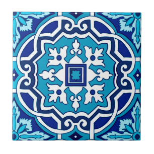 Carreaux bleus, Carreaux méditerranéens, majolica 