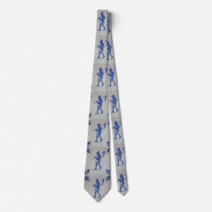 Carreaux bleus Delft - Cravate Modèle