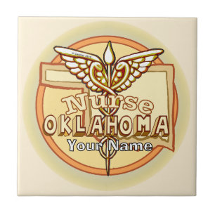 Carreaux Caducée d'infirmière de l'Oklahoma