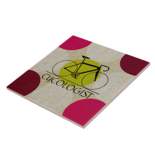 Carreaux céramiques Cycologiste