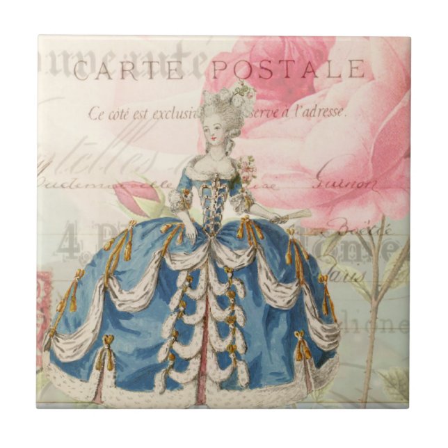 Carreaux céramiques Marie Antoinette (Devant)
