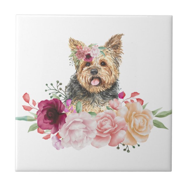 Carreaux Céramiques Yorkshire Terrier (Devant)