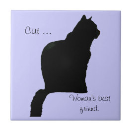Carreaux - Chat ... meilleur ami de la femme