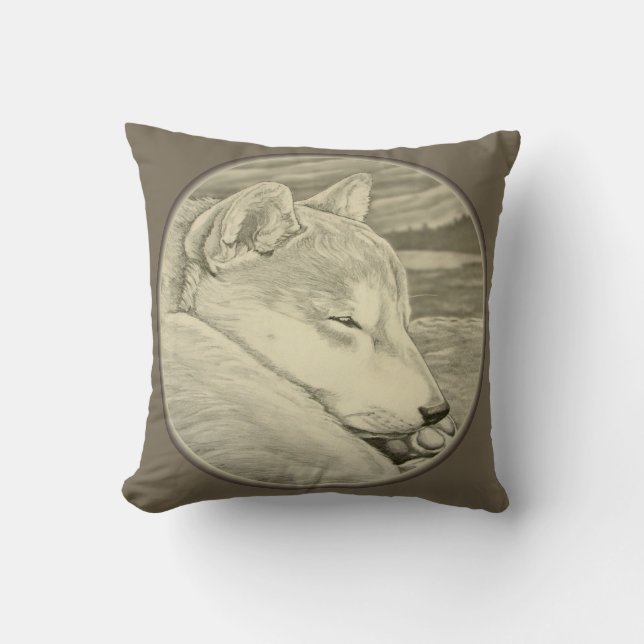 Carreaux d'art d'amoureux des chiens de coussin de (Recto)
