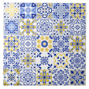 Carreaux de céramique à motif de carreaux portugai