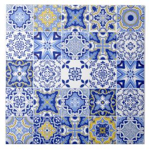 Carreaux de céramique à motif de carreaux portugai