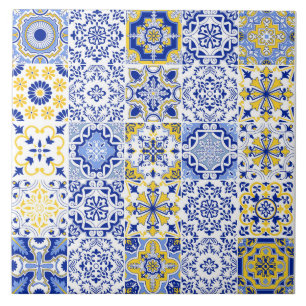 Carreaux de céramique à motif de carreaux portugai