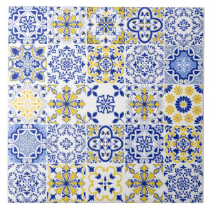 Carreaux de céramique à motif de carreaux portugai