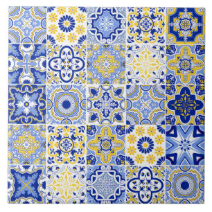 Carreaux de céramique à motif de carreaux portugai