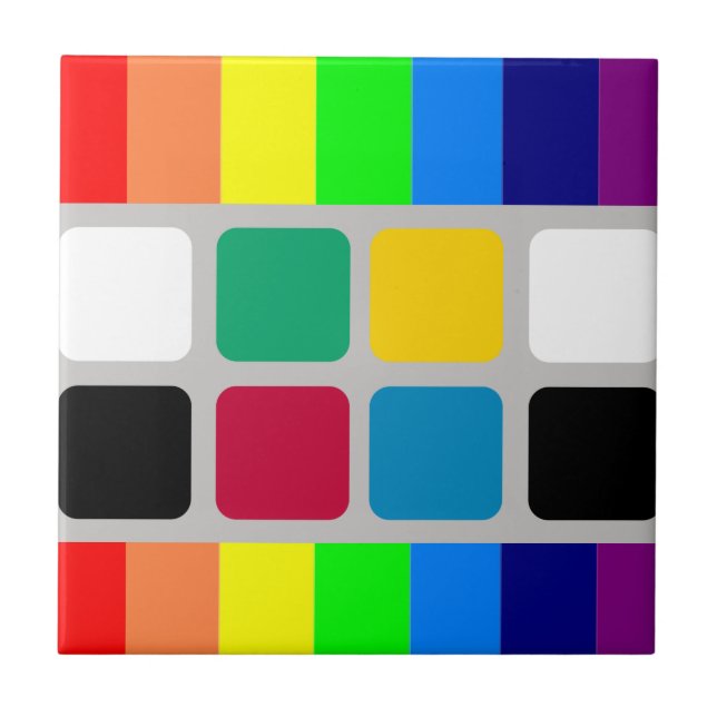 Carreaux de céramique Couleurs colorées (Devant)