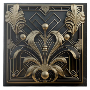 Carreaux de céramique d'inspiration Art déco