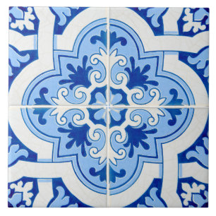 Carreaux de céramique émaillés traditionnels portu