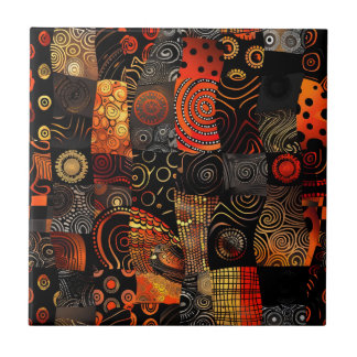 Carreaux de céramique Motif Tribal Africain