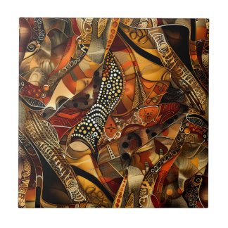 Carreaux de céramique Motif Tribal Africain