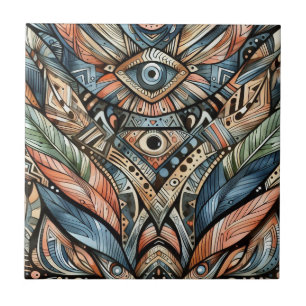 Carreaux de céramique Motif Tribal Africain