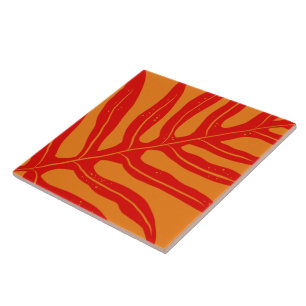 carreaux de céramique motif tropical