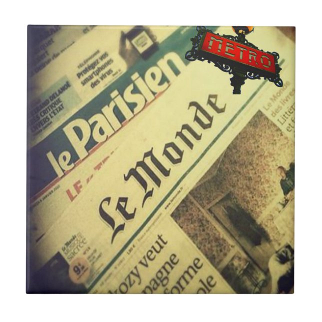 Carreaux de céramique Paris France (Devant)