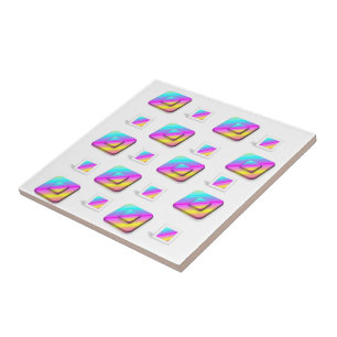 Carreaux de céramique Pastel Carrés