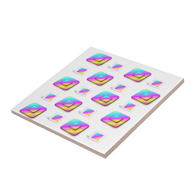 Carreaux de céramique Pastel Carrés (Côté)