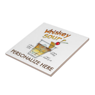 CARREAUX DE CÉRAMIQUE - RECETTE COCKTAIL WHISKEY S
