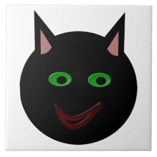 Carreaux de chat noir Halloween