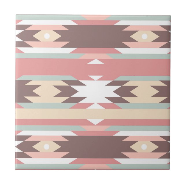 Carreaux de conception amérindienne Aztec (Devant)