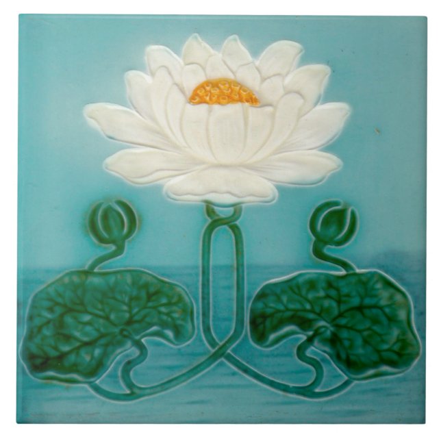 Carreaux de faïence Art Nouveau (Devant)