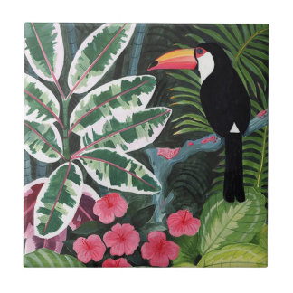 carreaux de feuilles de palmier d'art