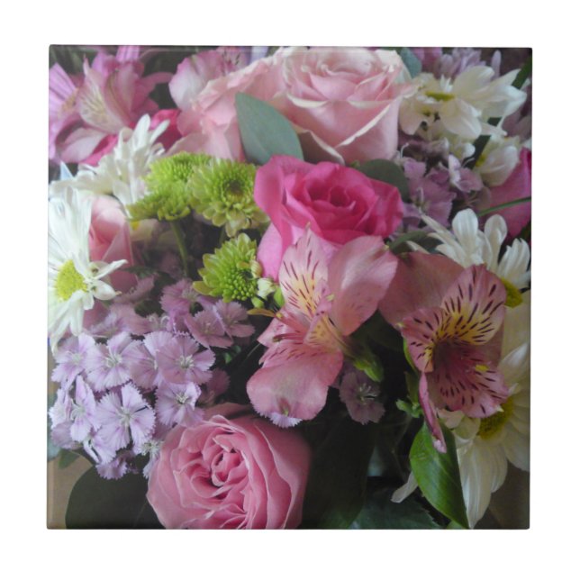 Carreaux de fleurs mixtes (Devant)