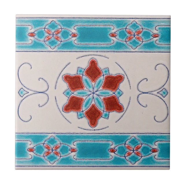 Carreaux de Majolica Art Nouveau (Devant)