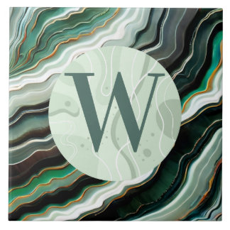 Carreaux de marbre vert clair