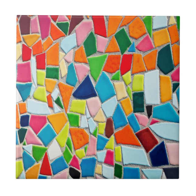 Carreaux de mosaïque colorés (Devant)