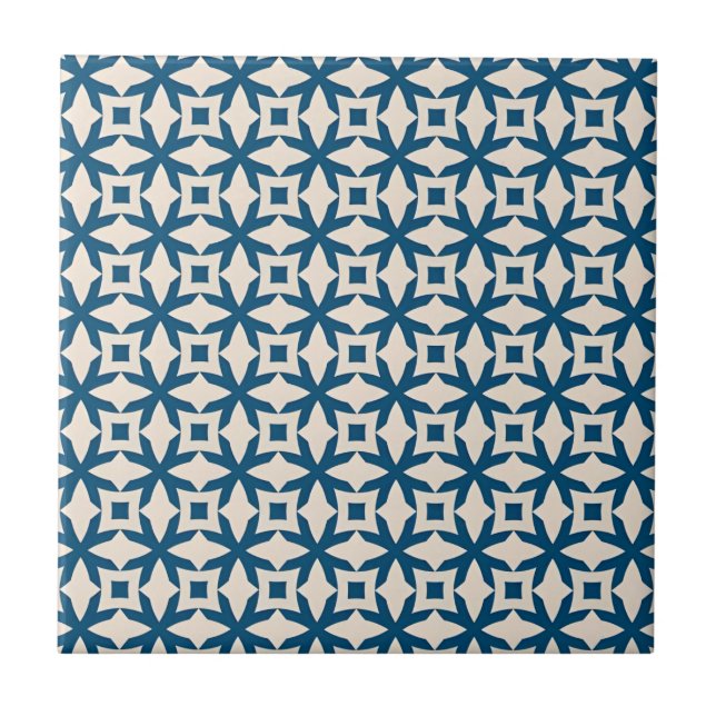carreaux de motif vert rhombus grec (Devant)
