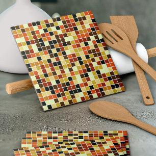 Carreaux de piscine, Carreaux de mosaïque Brown, M