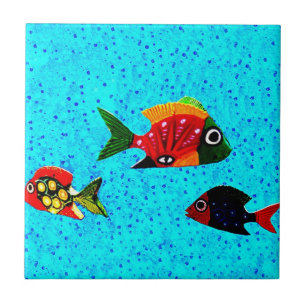 Carreaux de poissons tropicaux