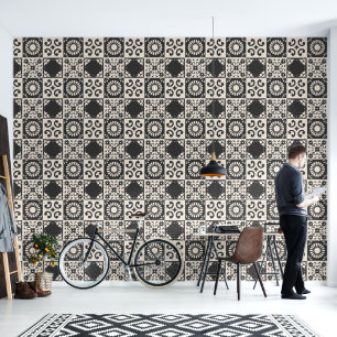 Carreaux de style espagnol - Papier peint à décoll